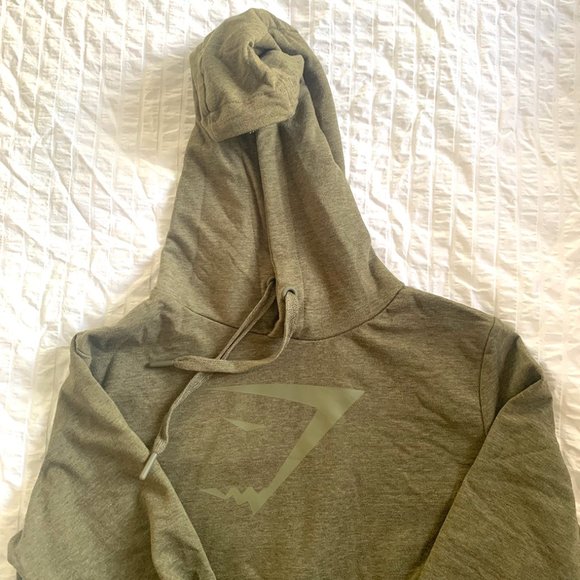 Gymshark Cropped Hoodie - Olive green - Picture 3 of 6